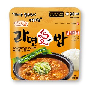 라면애밥 김치찌개